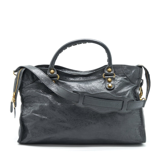 Balenciaga Classic City Bag Grey GHW