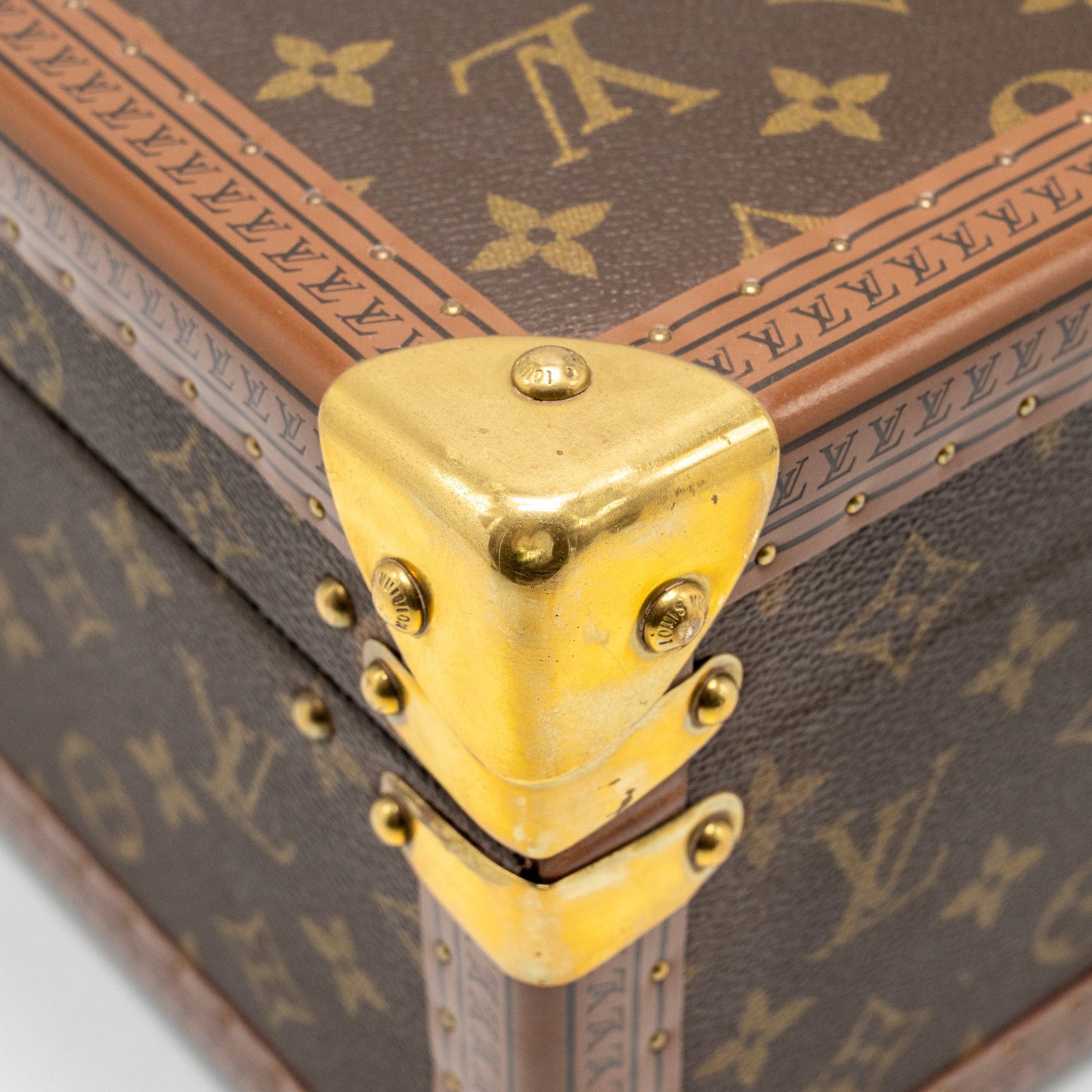 Louis Vuitton Vintage Monogram Tabor 35 Train Case GHW