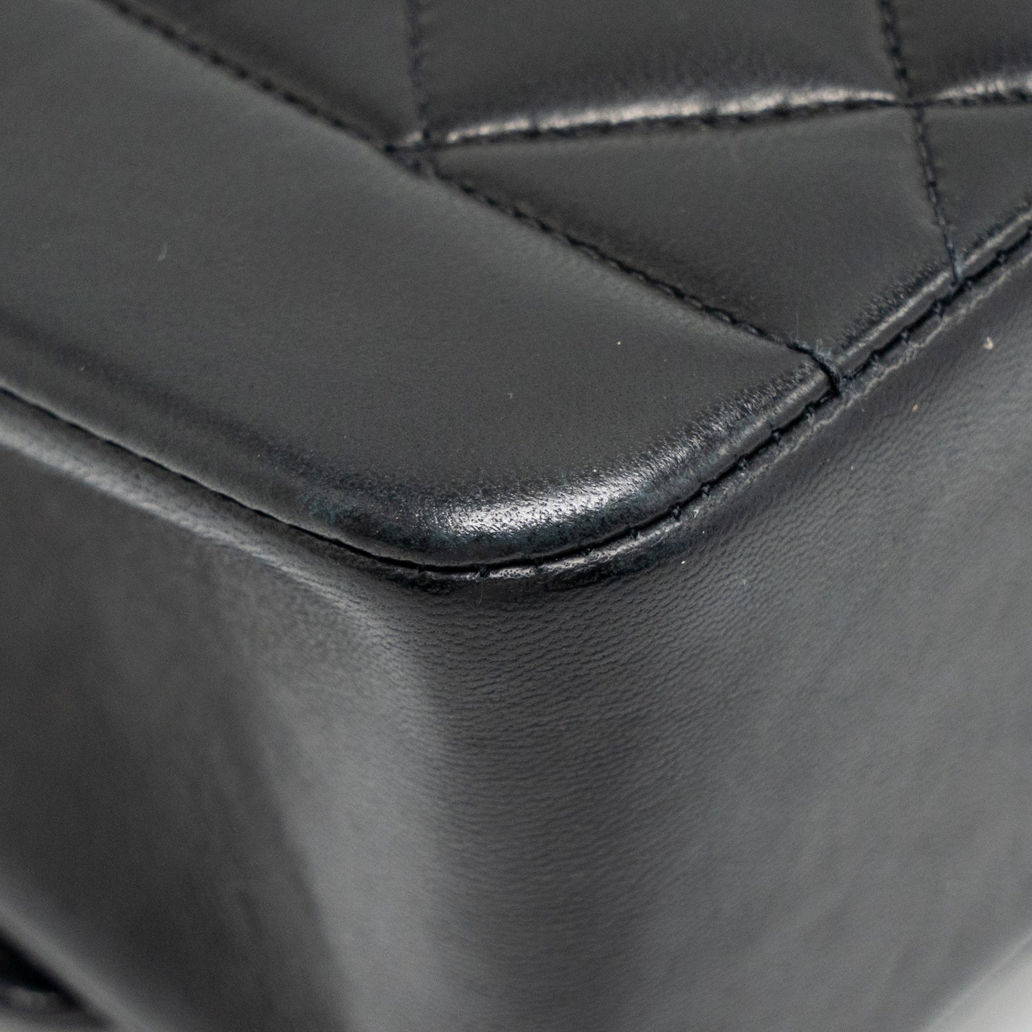 Chanel Vintage Small Diana Bag Lambskin Black GHW