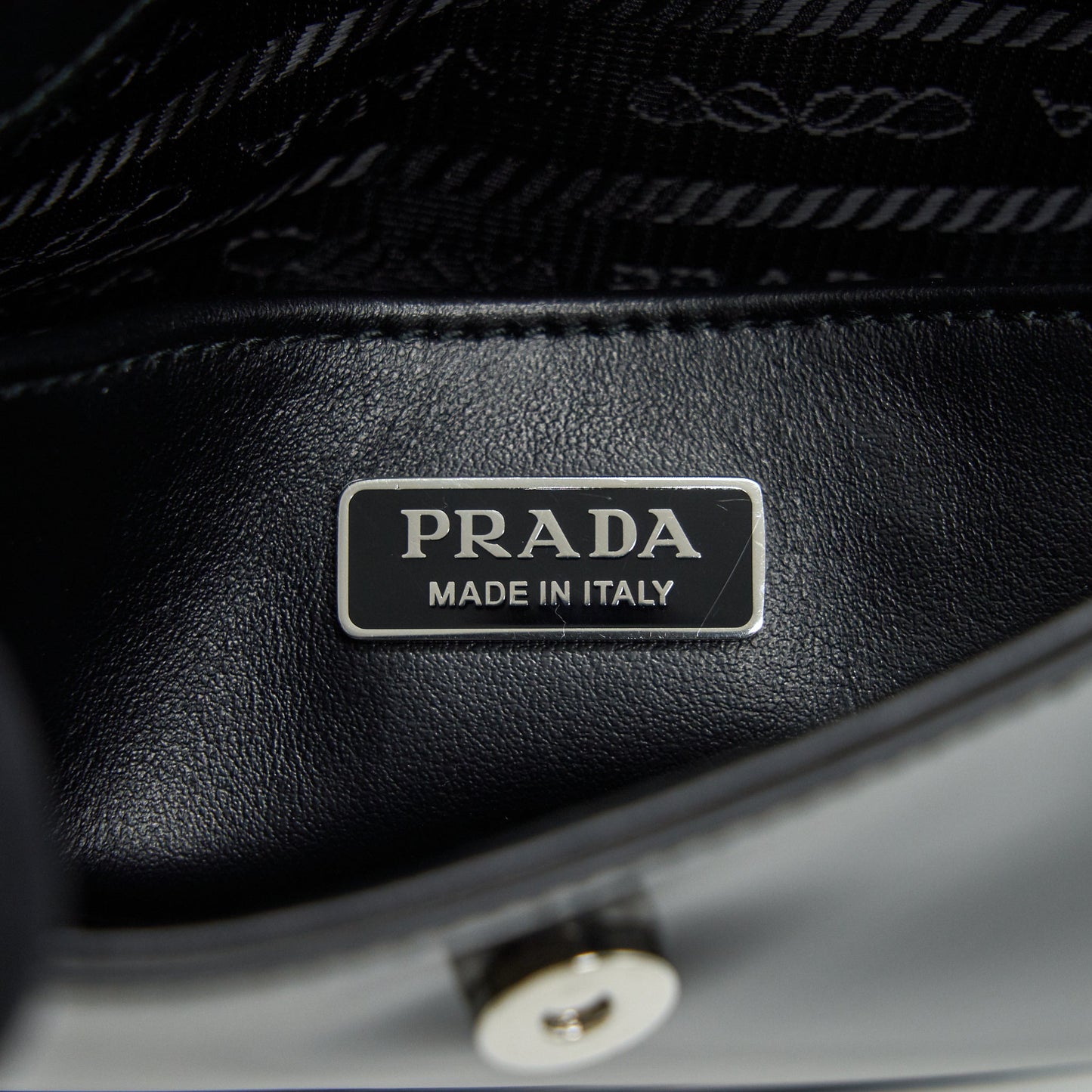 PRADA Cleo Shoulder Bag Black SHW