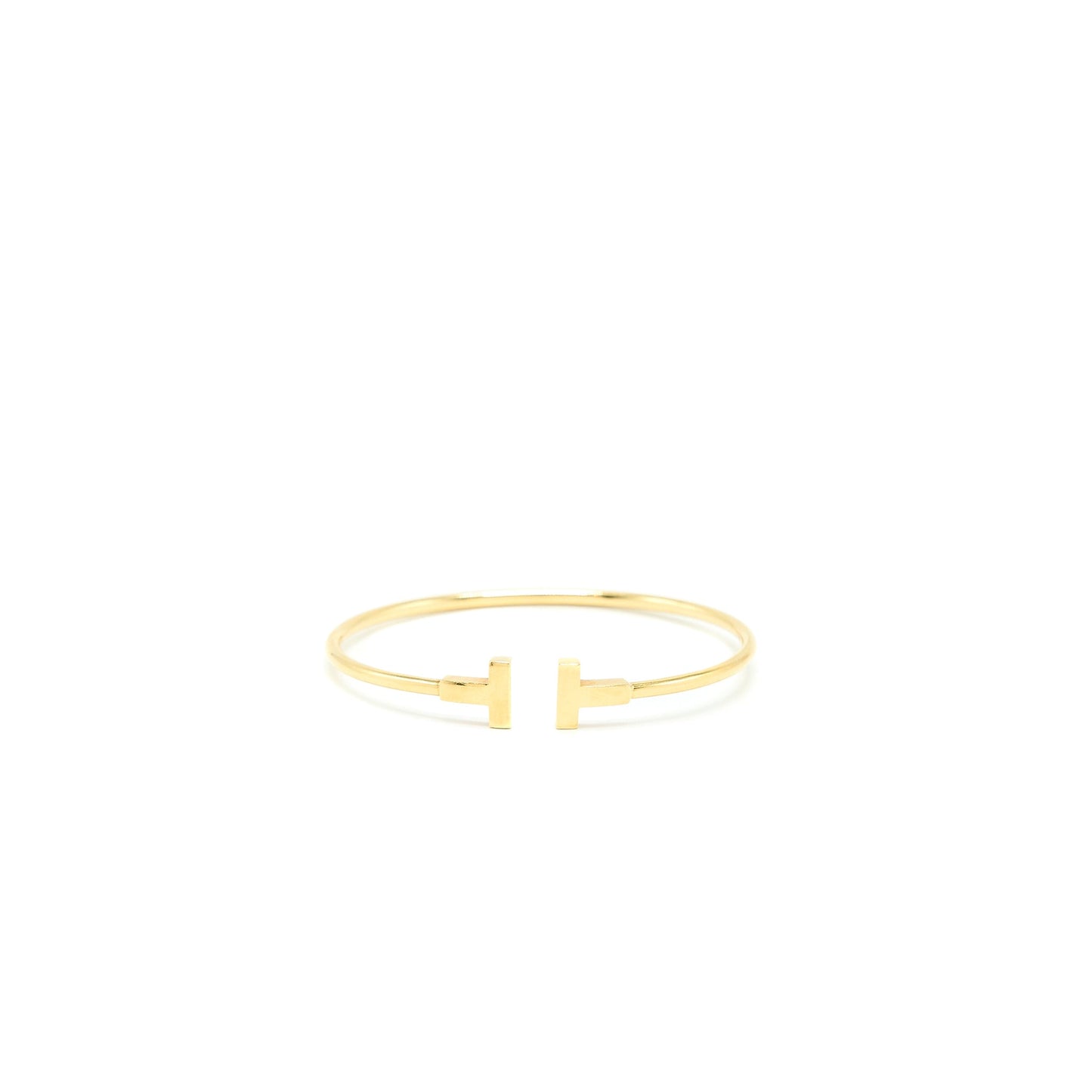 Tiffany Size Medium T Wire Bracelet Yellow Gold