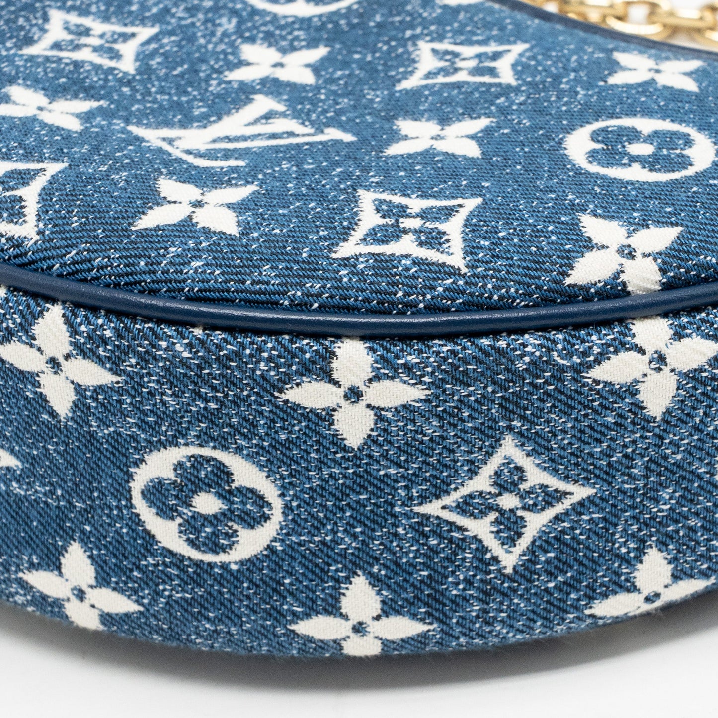 Louis Vuitton loop bag denim blue GHW