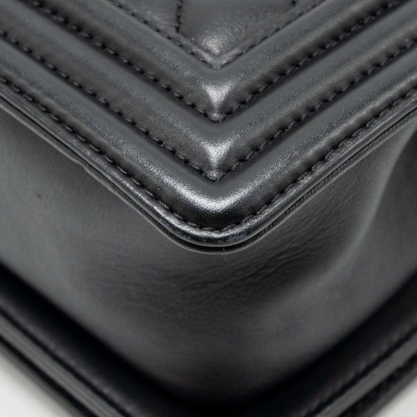 Chanel Small Boy Bag Calfskin Black SHW