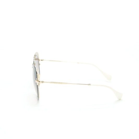 Miu Miu Black/ White Heart Sunglasses