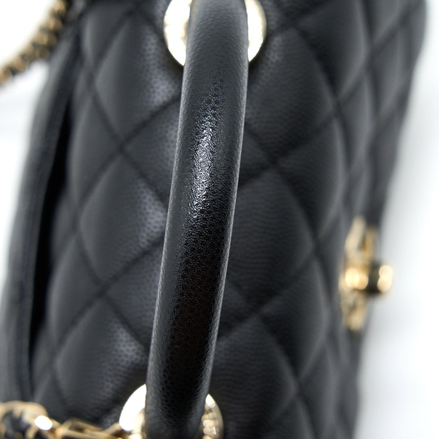 Chanel Extra Mini Coco Handle Caviar Black LGHW