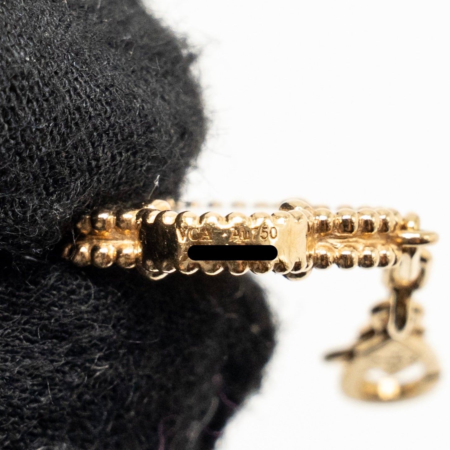 Van Cleef & Arpels Vintage alhambra Bracelet, 5 Motifs, Yellow Gold/Mother-of-Pearl