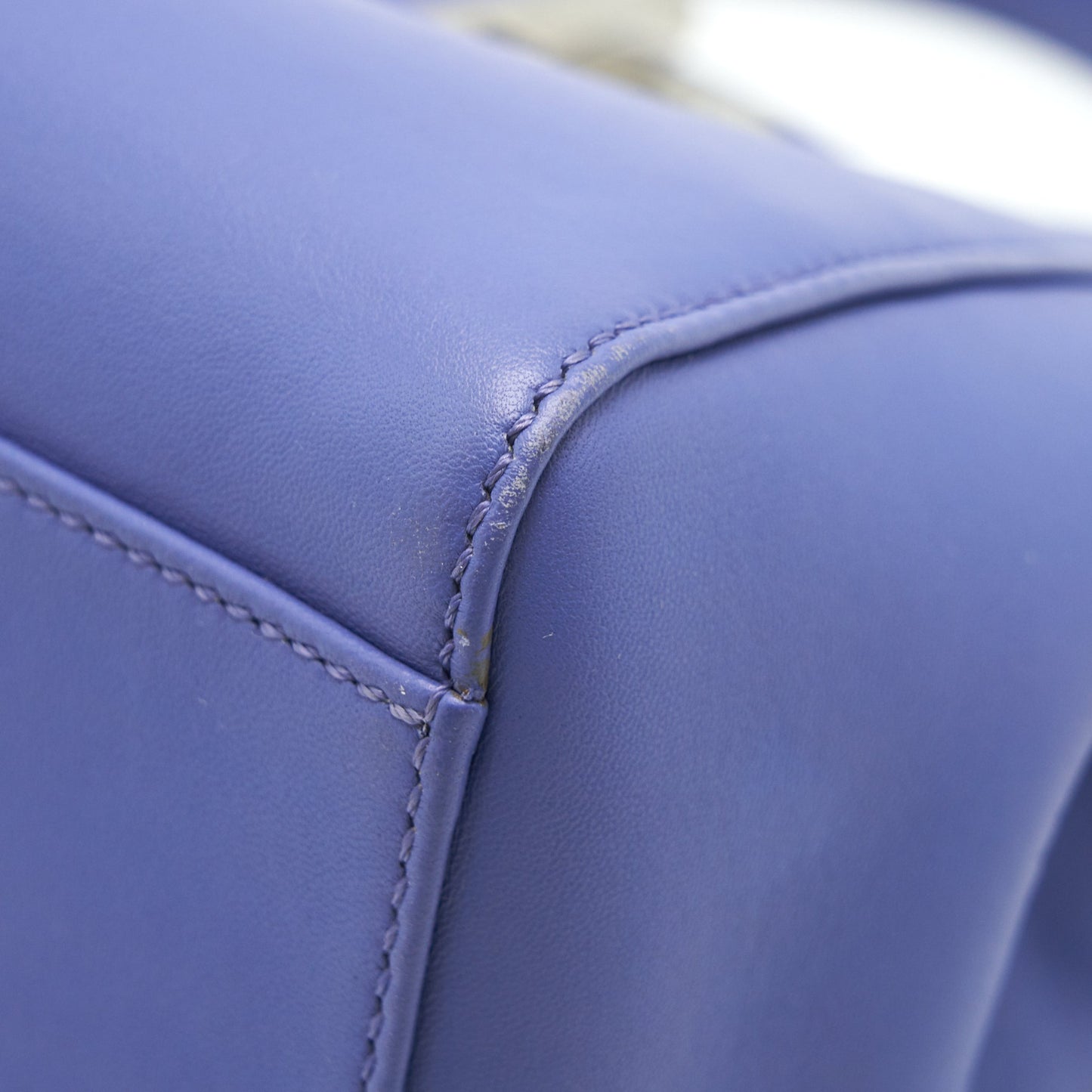Fendi Small Peekaboo Lambskin Purple SHW