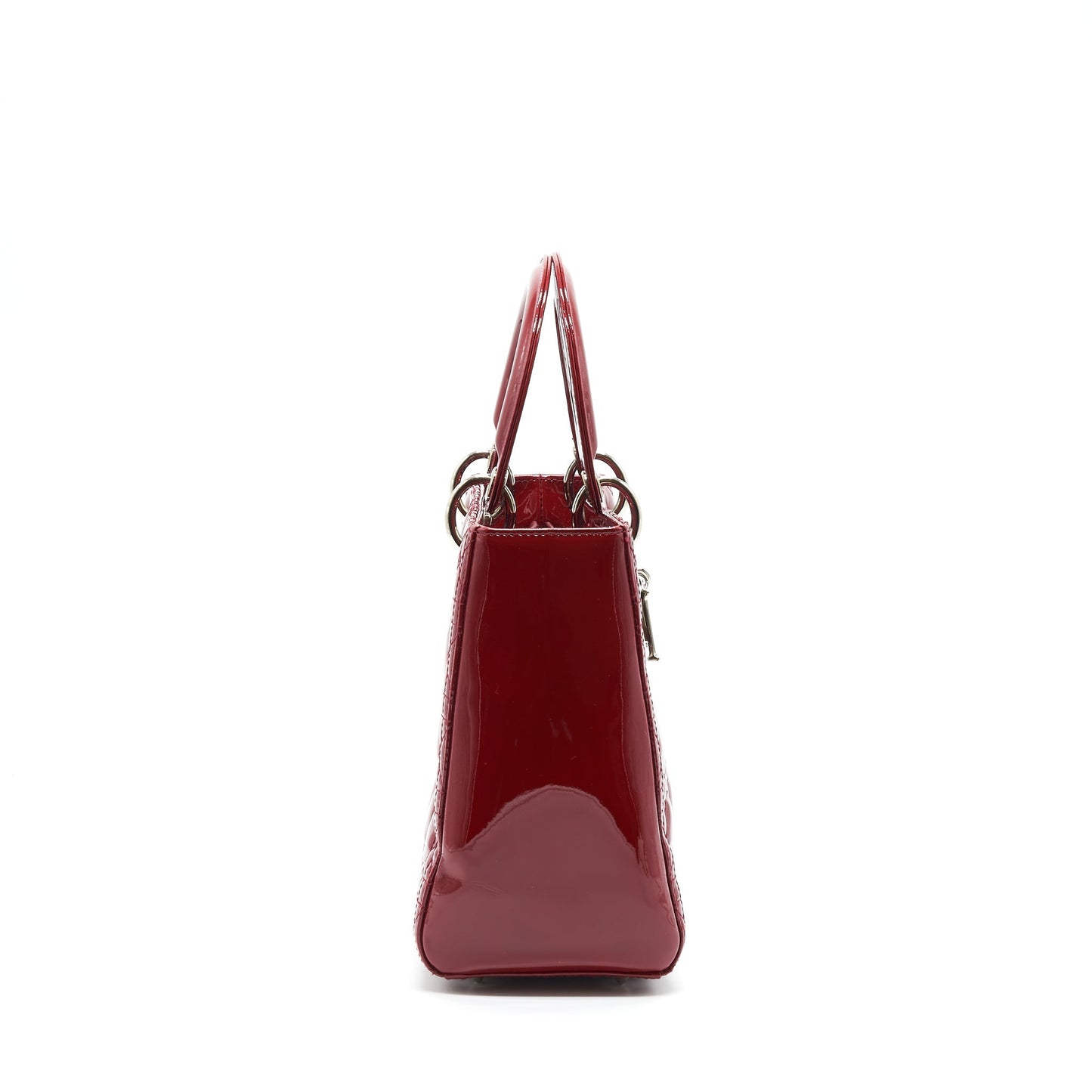 Luxury Dior Medium Lady Luxury Dior Patent Red SHW