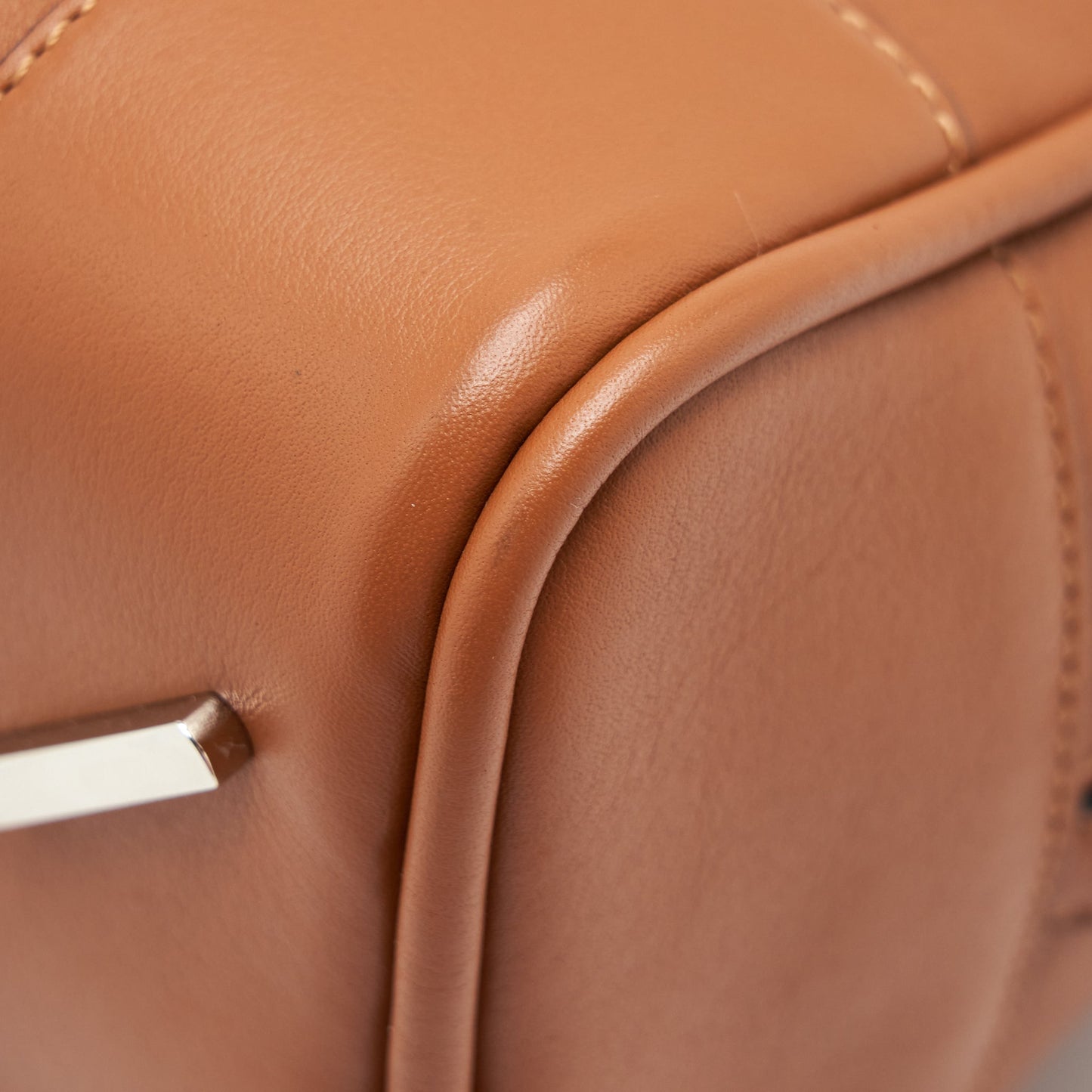 Loewe Amazona 75 Small Bag Caramel SHW