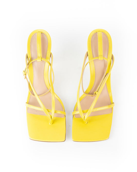 Bottega Veneta Square Toe Stretch Sandals