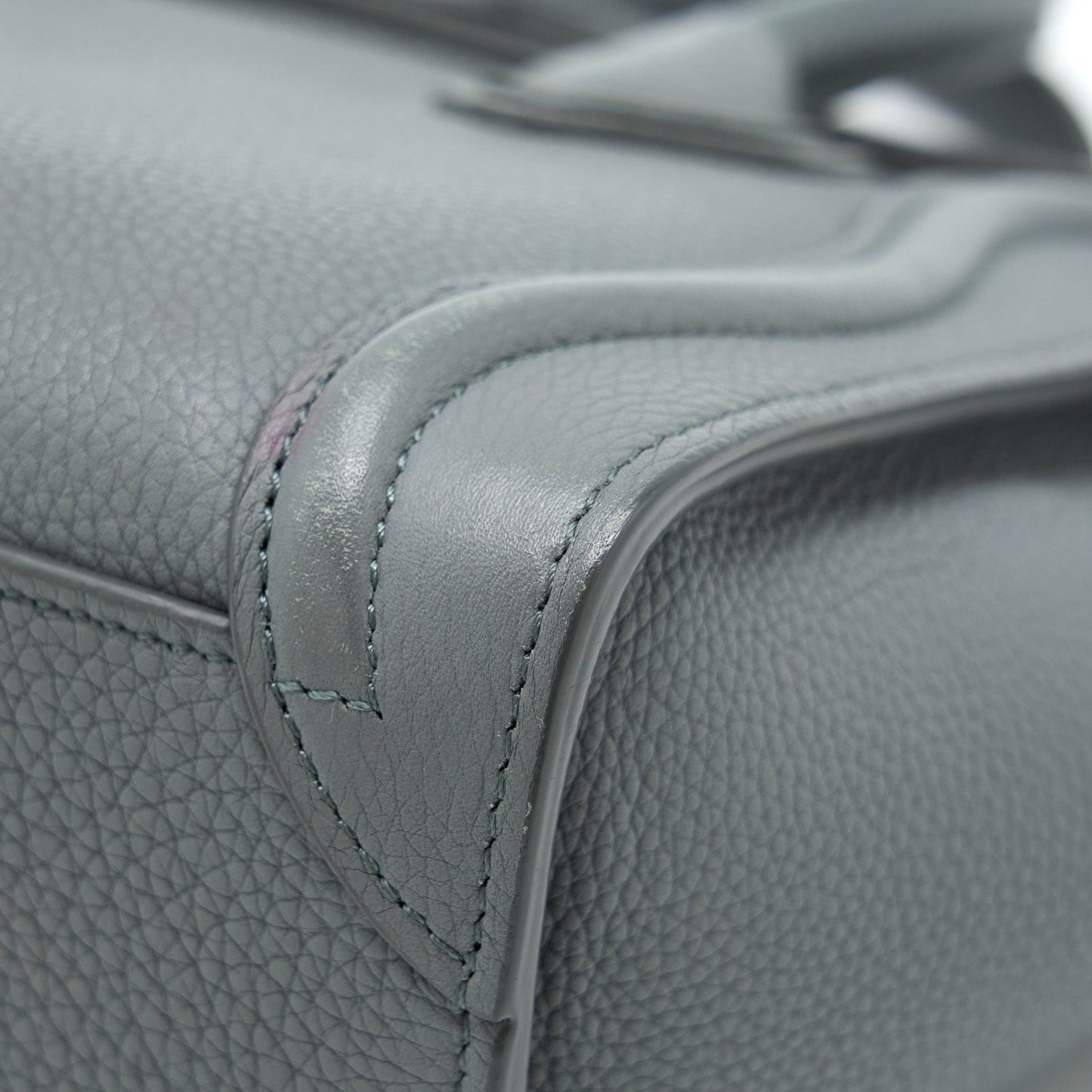 Celine Nano Luggage Bag Grey GHW