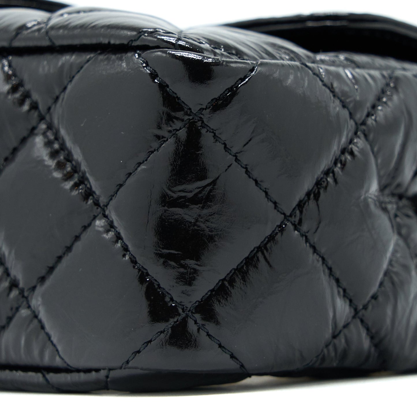 Chanel 23c Small Hobo Bag Shiny Calfskin Black Brushed GHW (Microchip)