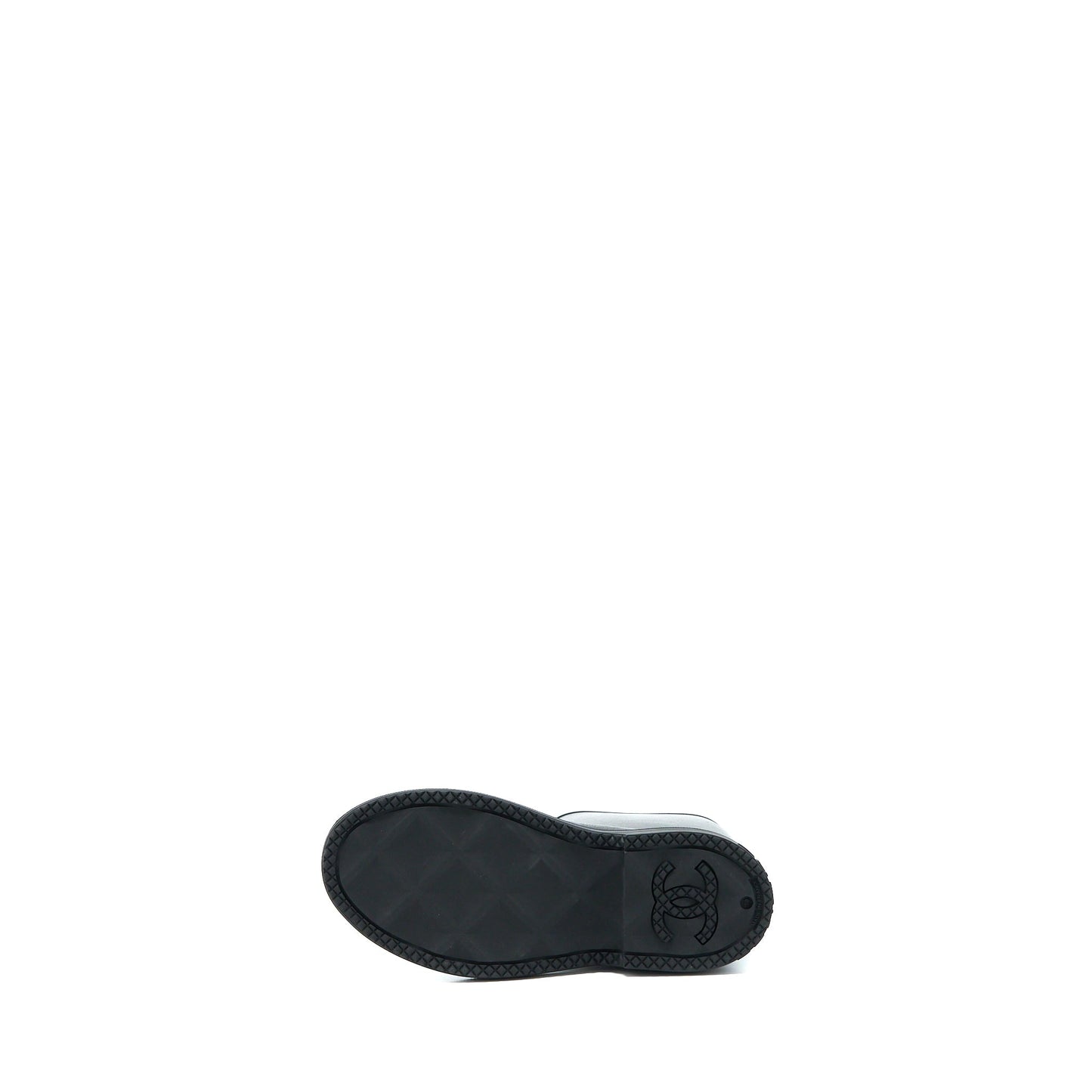 Chanel Size 39 Rubber Boost Black/White