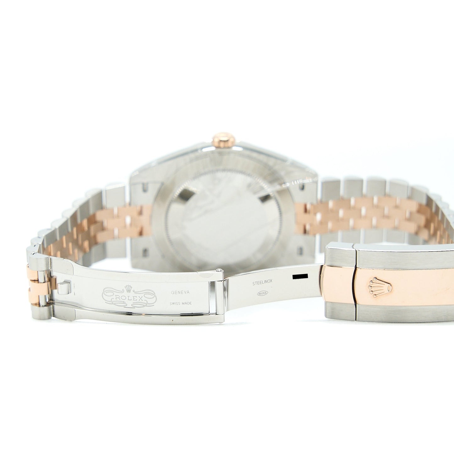 Rolex Datejust 41MM Oystersteel and Everose Gold Sundust Dial M126331–0010
