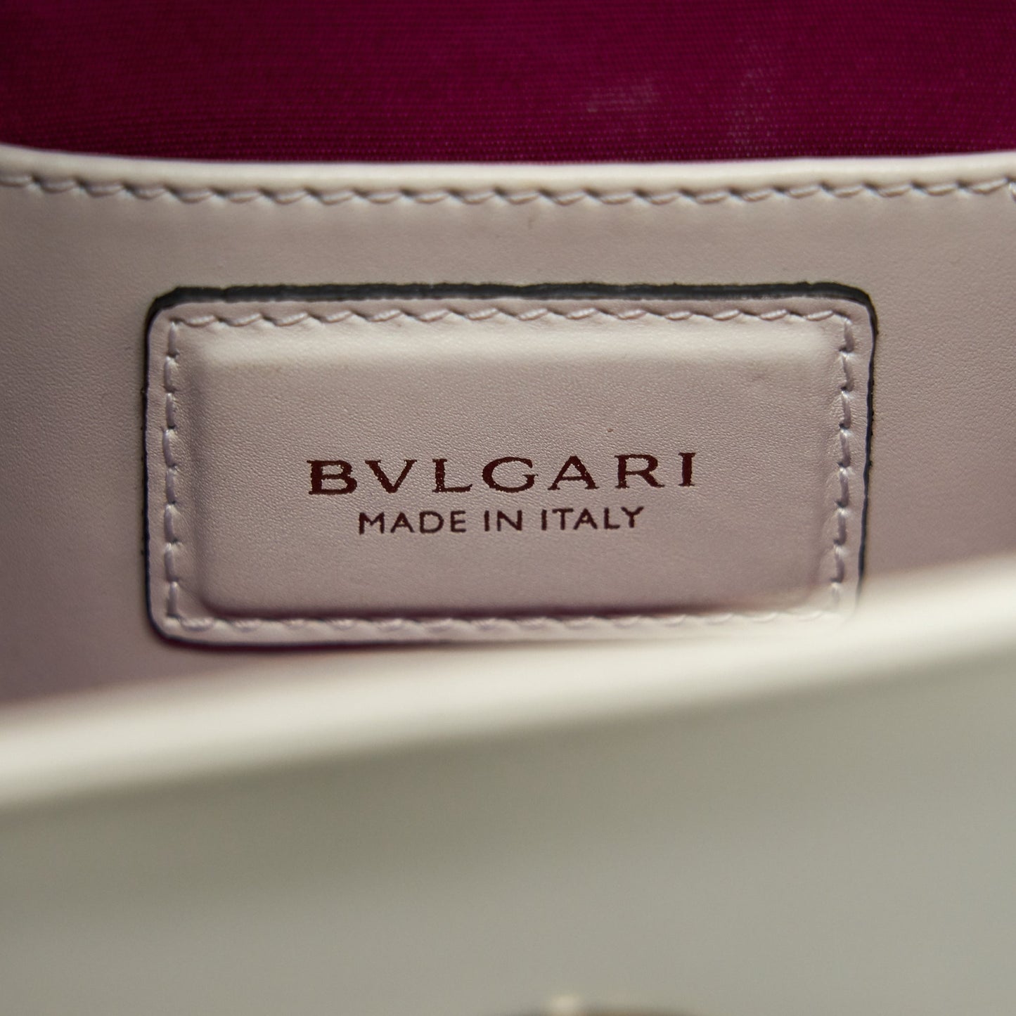 Bvlgari Serpenti Forever Crossbody Bag White