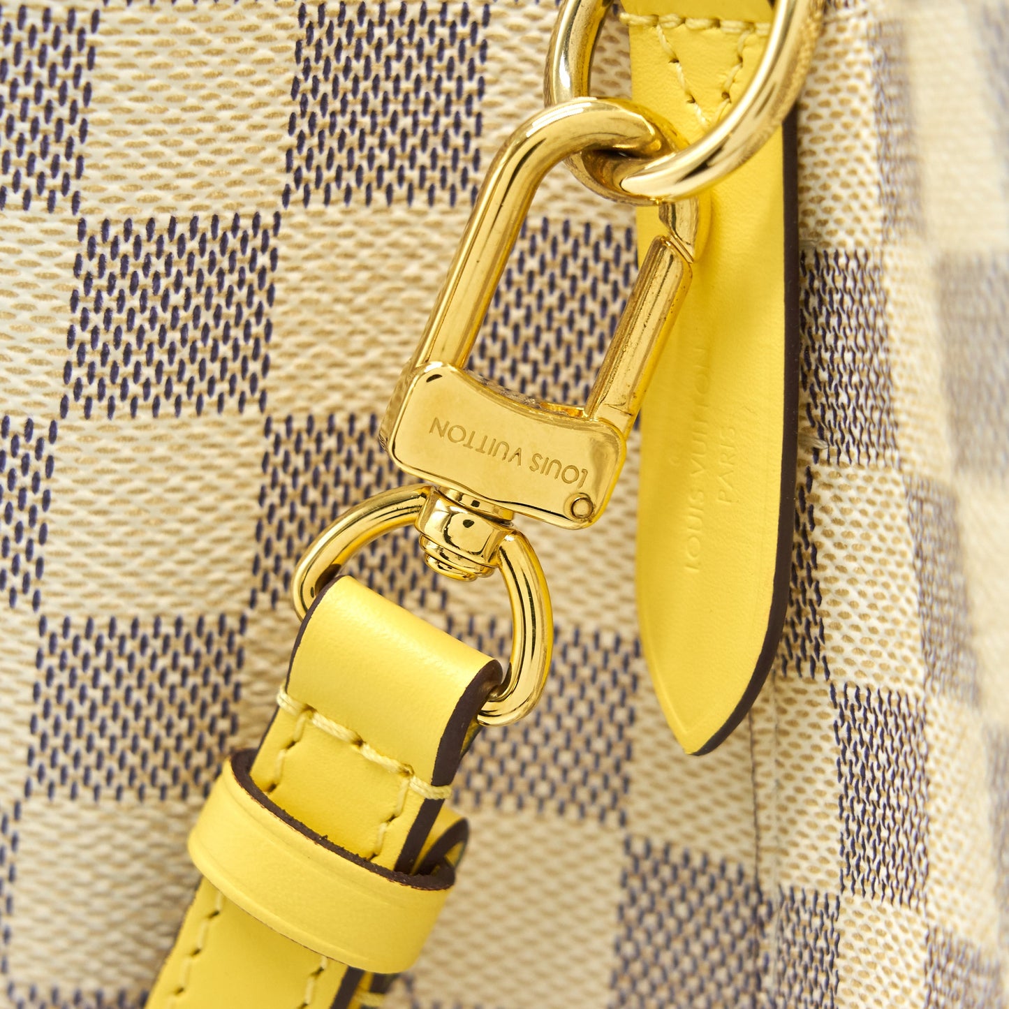 Louis Vuitton Neonoe Damier Azur Canvas Yellow