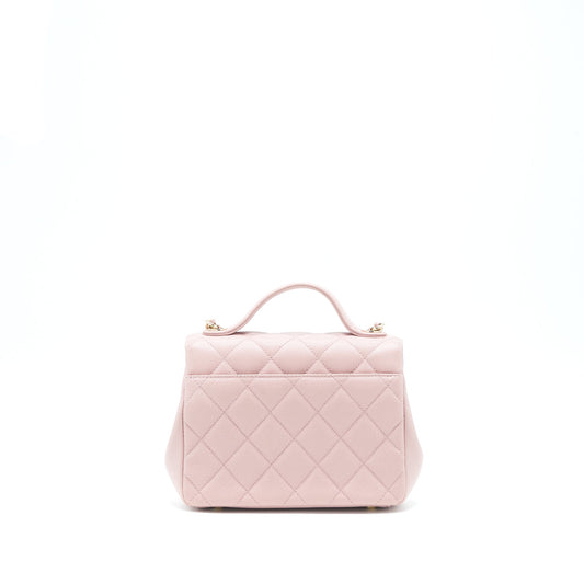 Chanel Small Business affinity flap Bag Caviar Light Pink LGHW