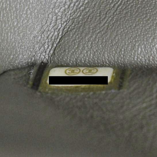 CHANEL Classic Jumbo Flap Chevron Leather Crossbody Bag Olive