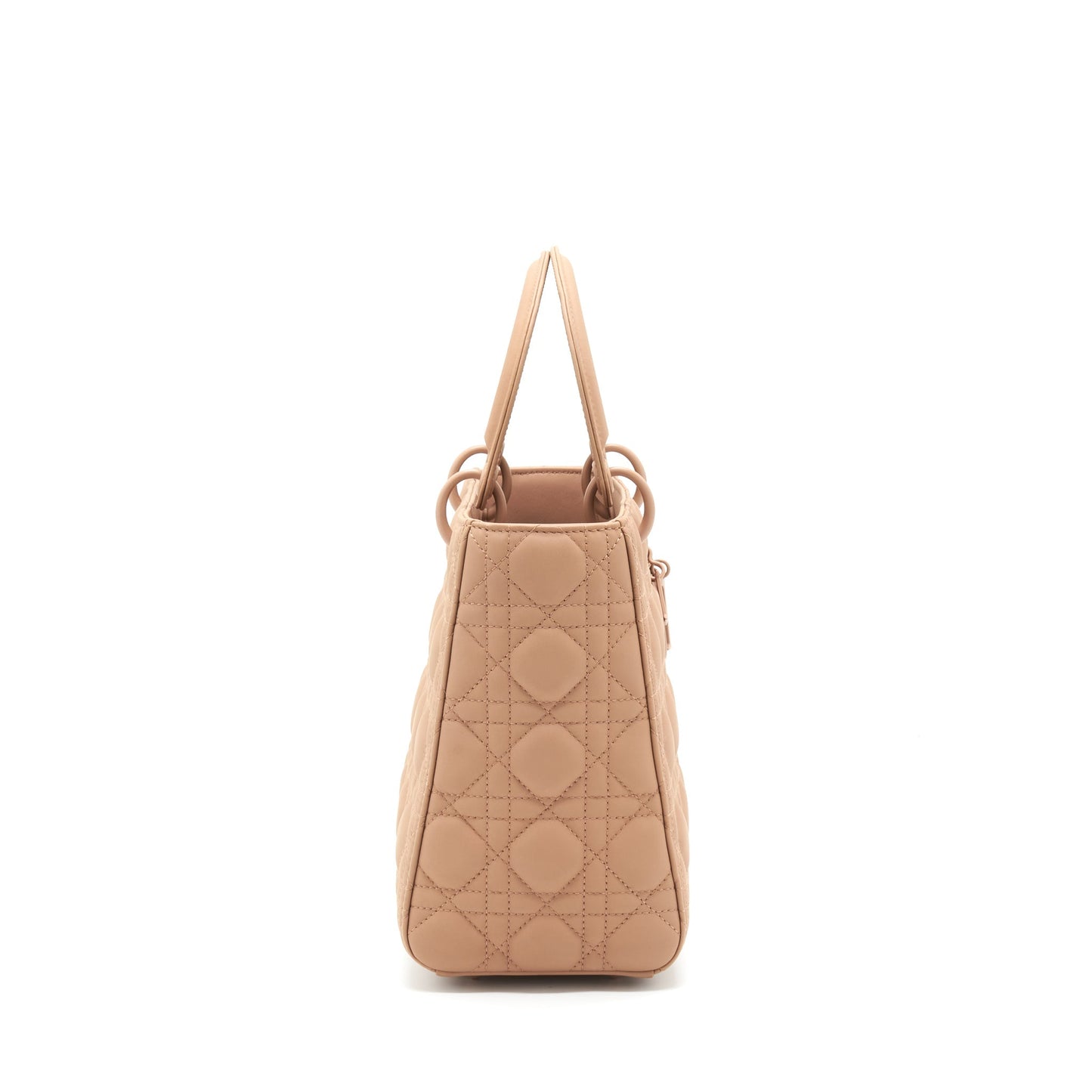 Luxury Dior Medium Lady Luxury Dior Blush Ultramatte Cannage Calfskin Bag