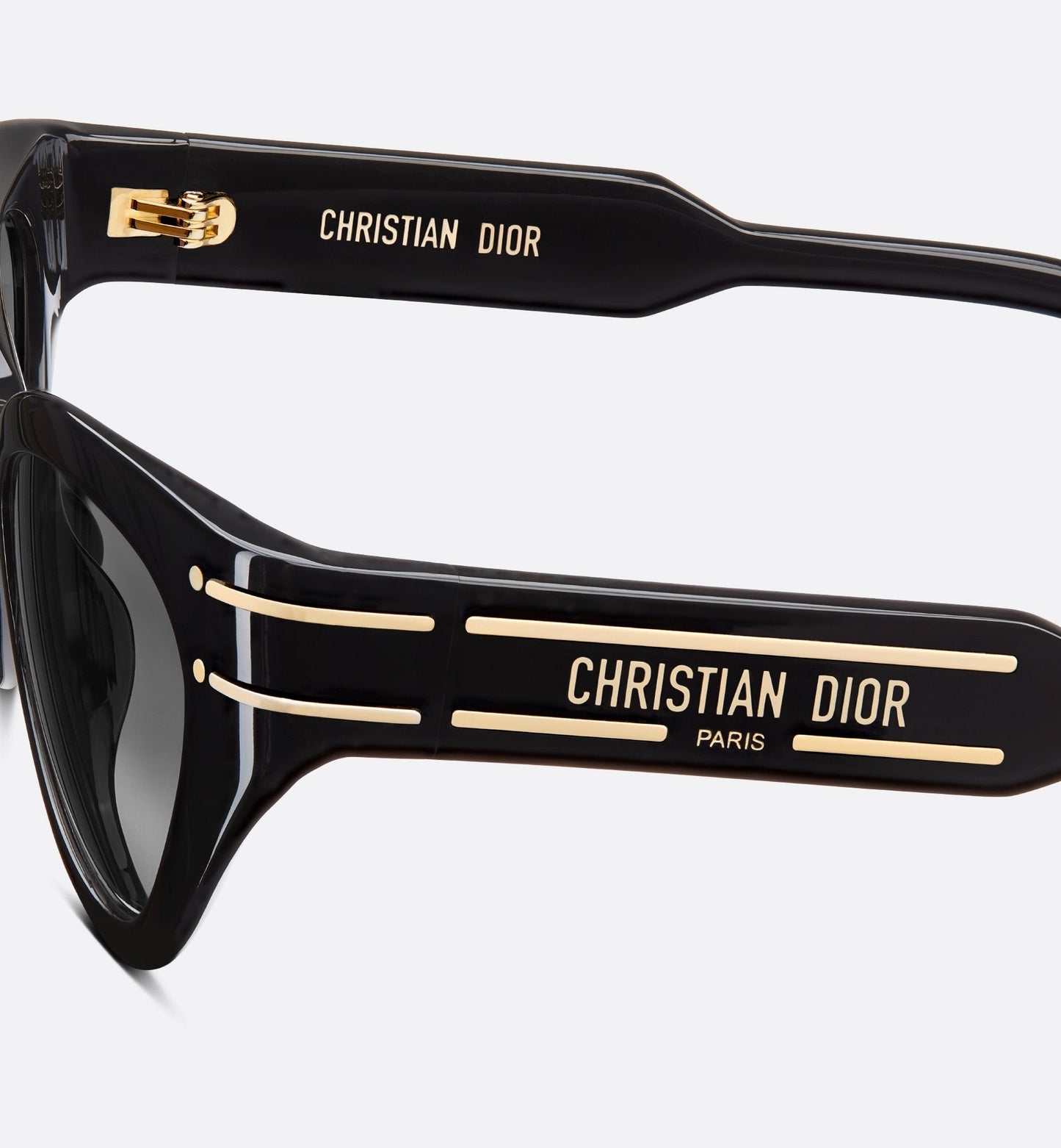 Luxury Diorsignature B7I Black Butterfly Sunglasses