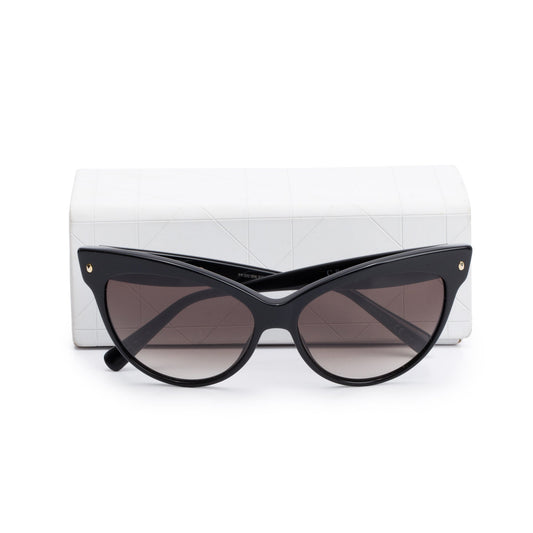 Dior Black Acetate DiorMohotani Cat Eye Sunglasses