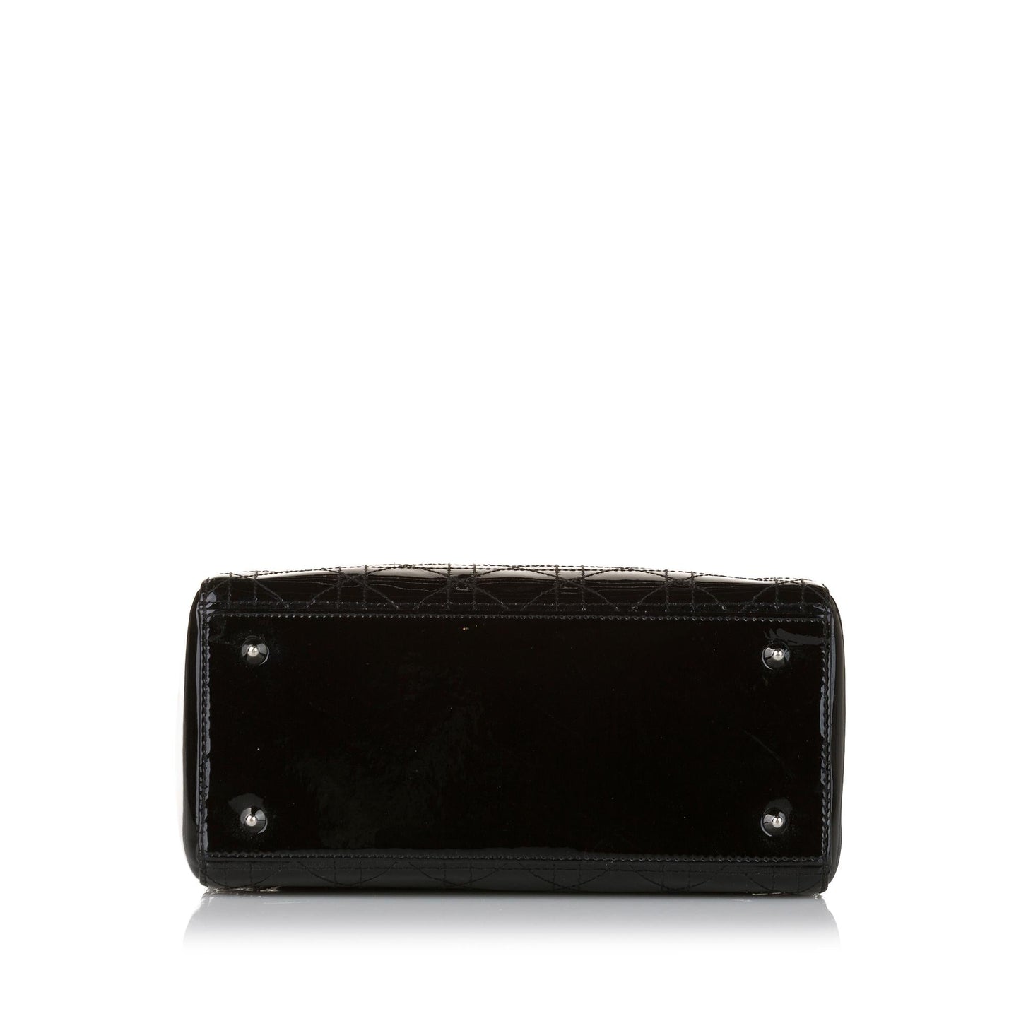 Luxury DiorCannage Stitch Lady Luxury DiorPatent Leather Handbag (SHG-a9Bh5T)