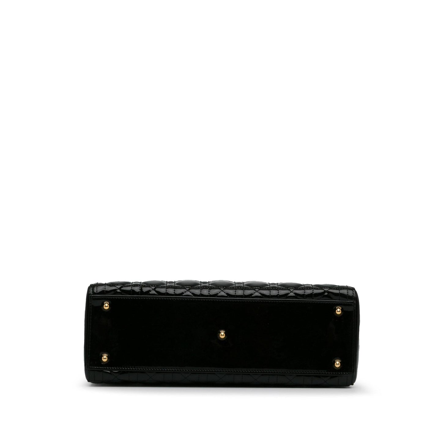 Luxury DiorLarge Patent Cannage Lady Luxury Dior(SHG-WCWHTr)