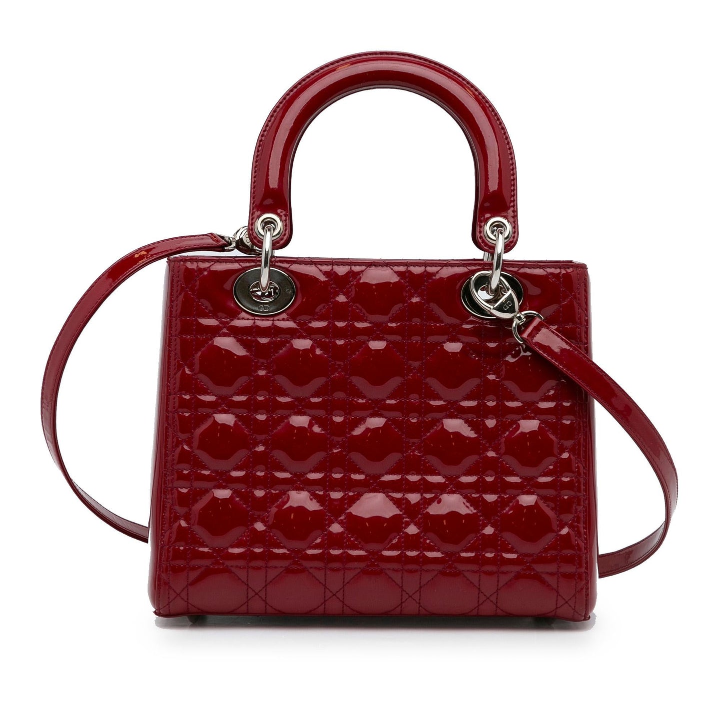 Luxury DiorMedium Patent Cannage Lady Luxury Dior(SHG-mFPZ0Z)