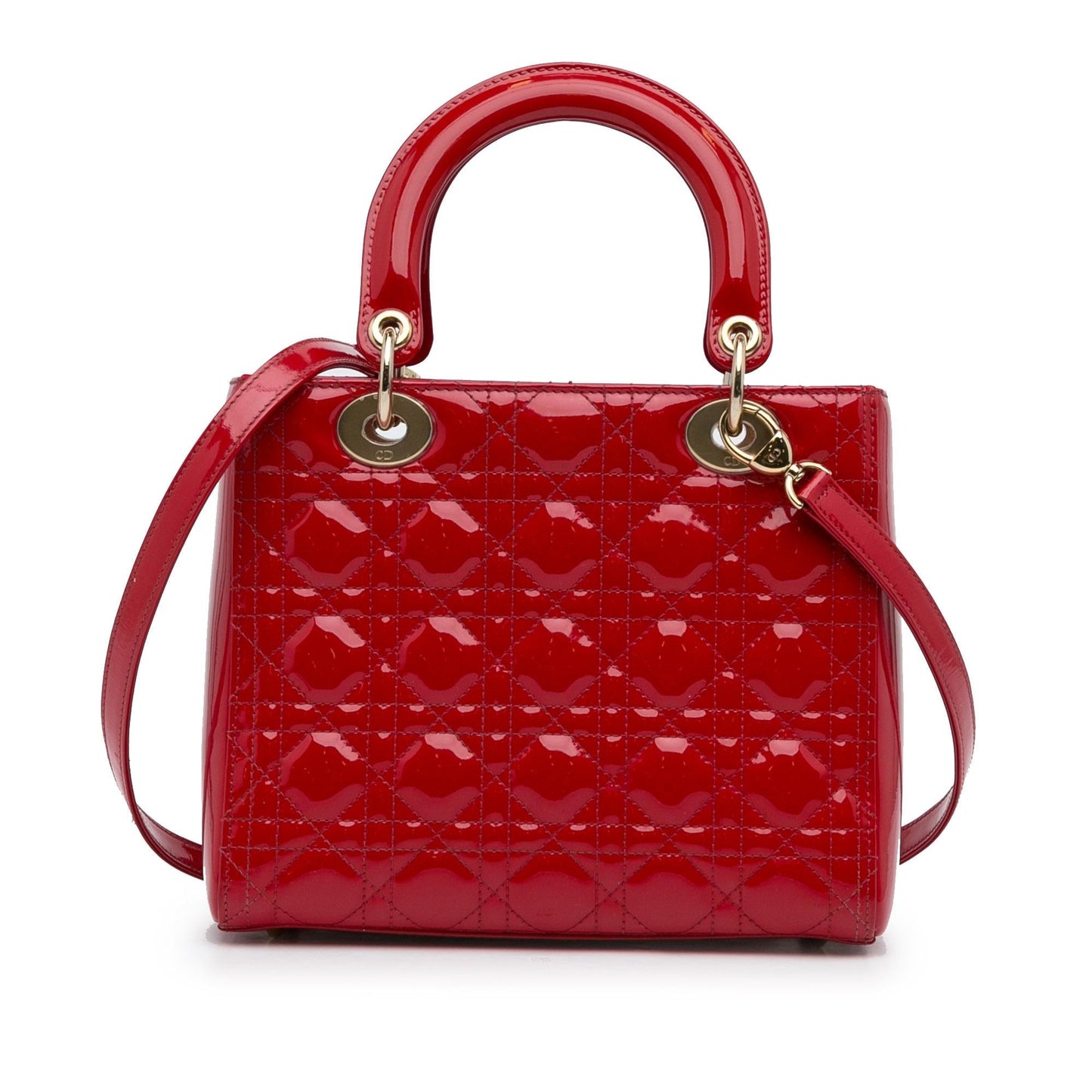 Luxury DiorMedium Patent Cannage Lady Luxury Dior(SHG-isb2sh)