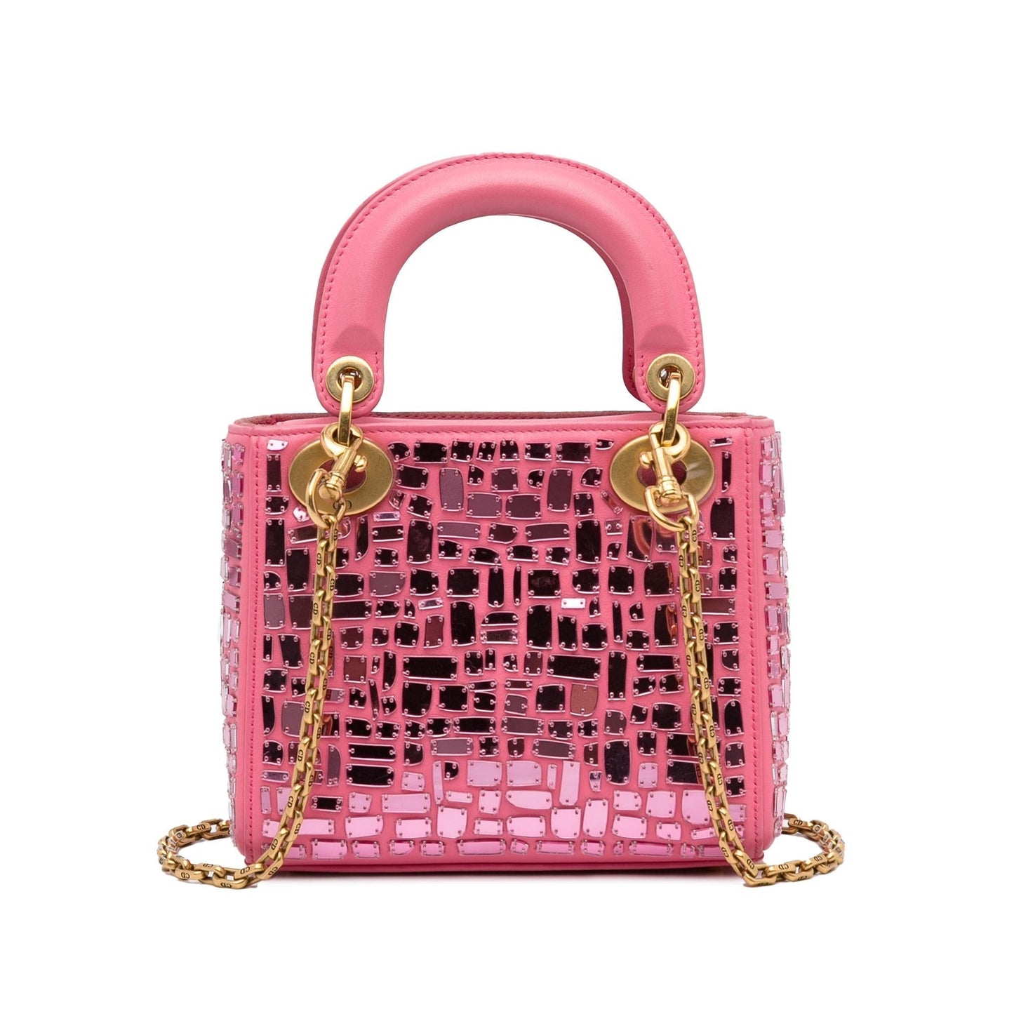 Luxury DiorMini Lady Luxury DiorEmbroidered Mosaic of Mirrors (SHG-VLVCzG)