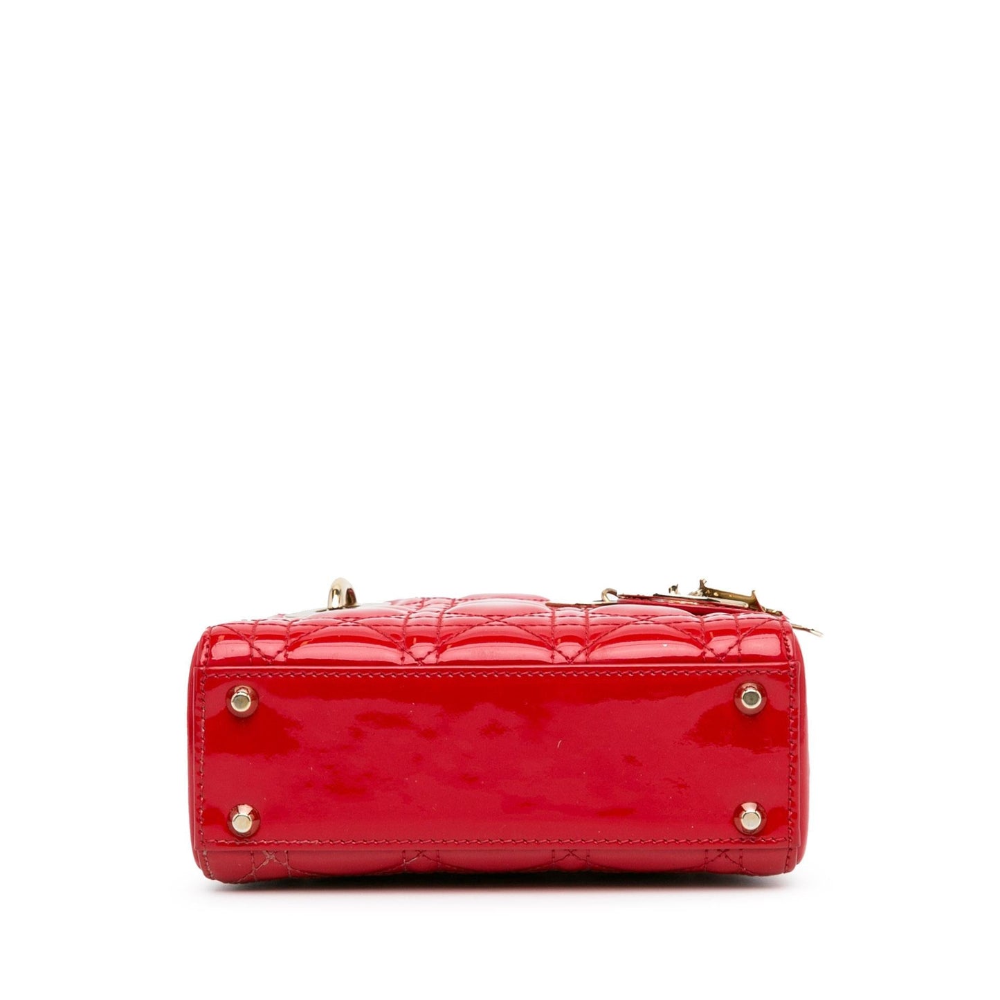 Luxury DiorMini Patent Cannage Lady Luxury Dior(SHG-vUKhxA)