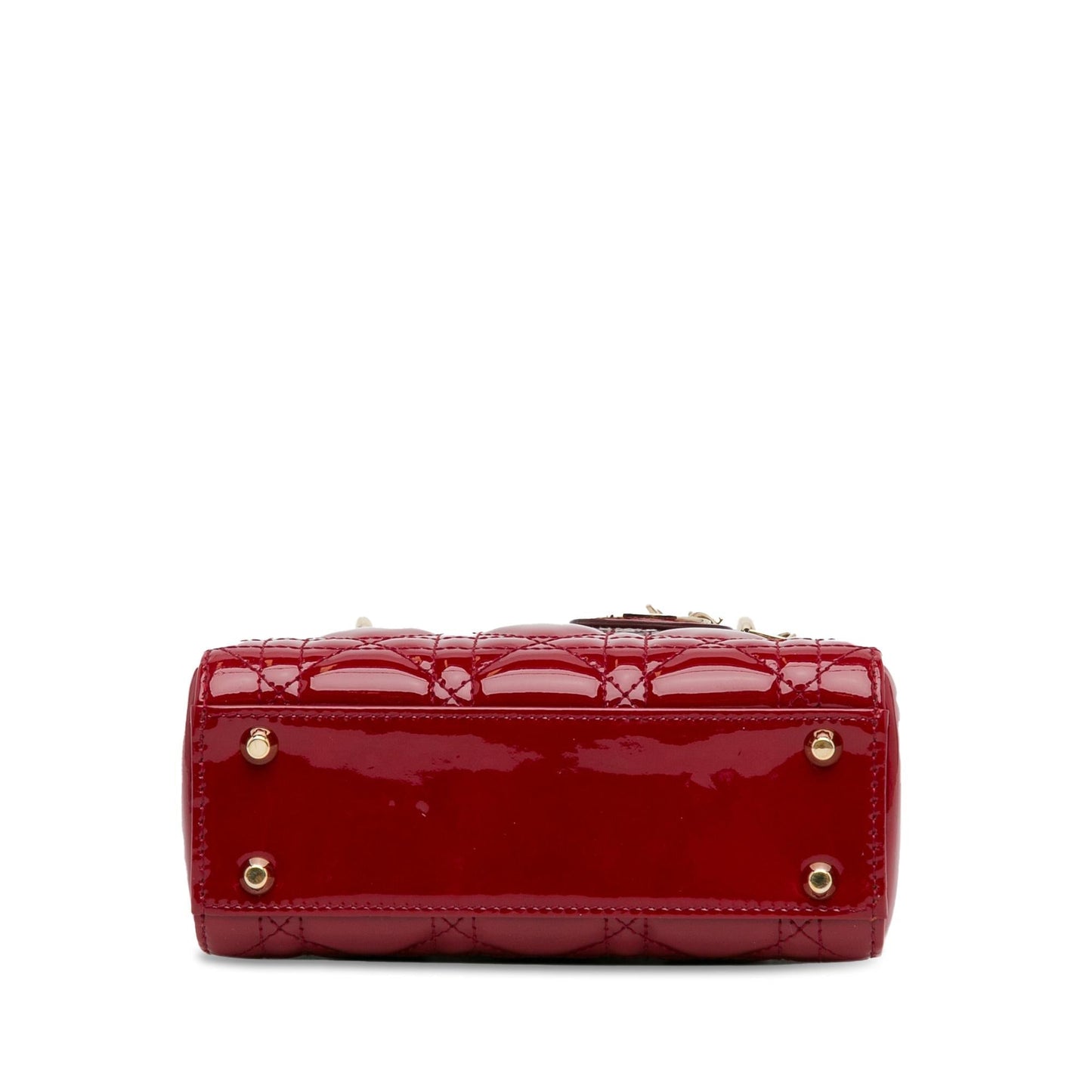 Luxury DiorMini Patent Cannage Lady Luxury Dior(SHG-6VO4GV)