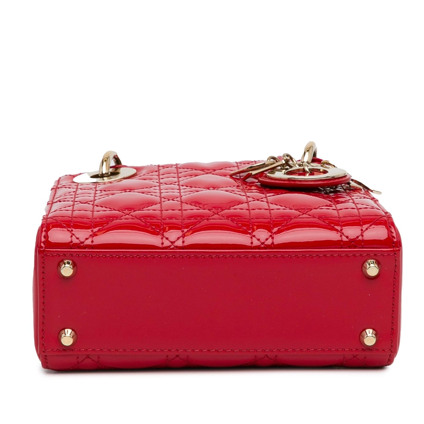Luxury DiorMini Patent Cannage Lady Luxury Dior(SHG-RClIuL)