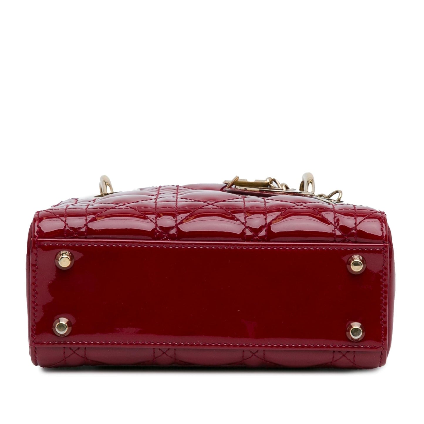 Luxury DiorMini Patent Cannage Lady Luxury Dior(SHG-bl7bnY)