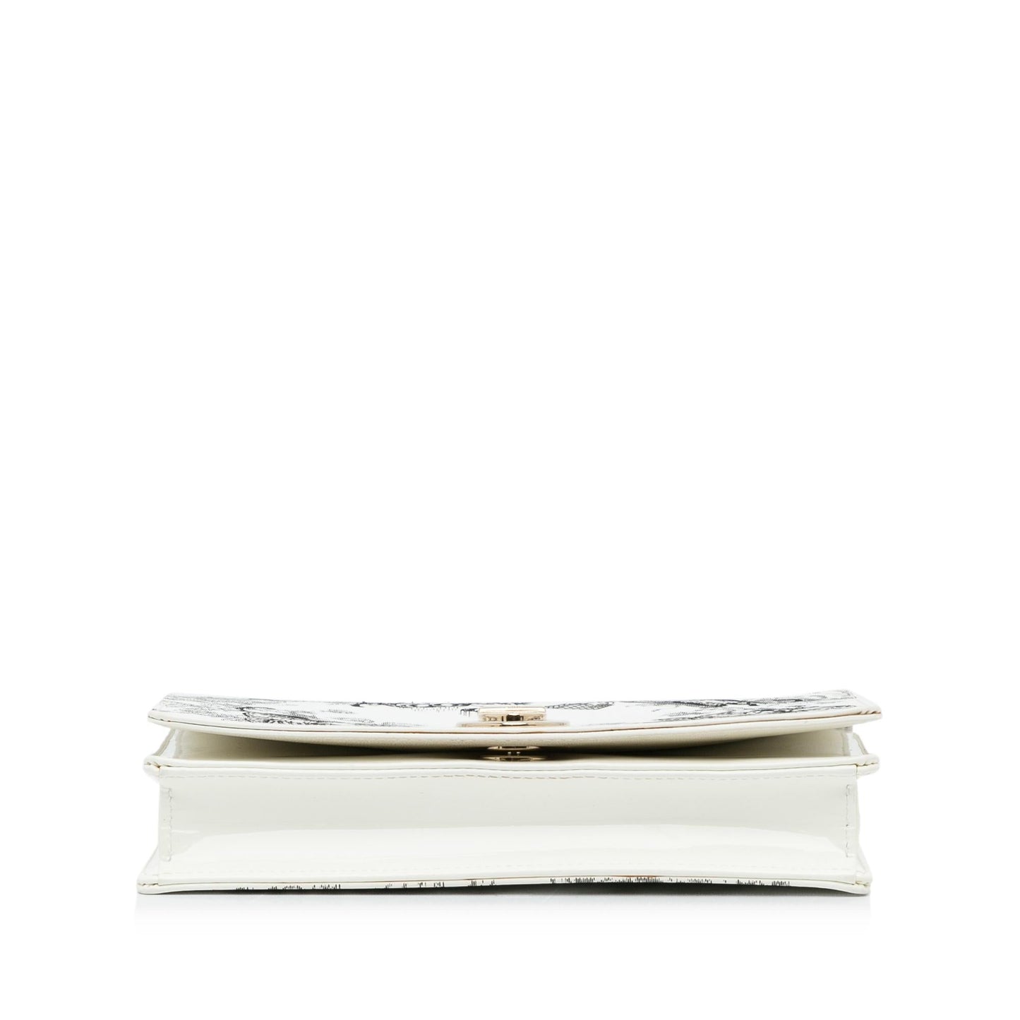 Luxury DiorPatent Diorama Toile de Jouy Clutch (SHG-RGybns)