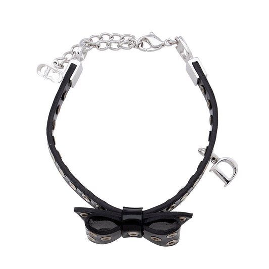 Luxury DiorPatent Leather Bow Bracelet (SHF-19146)