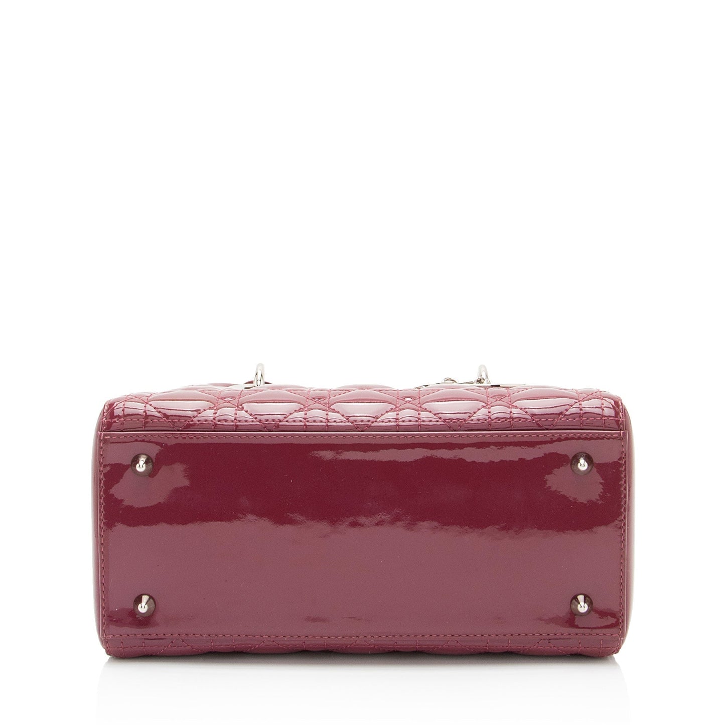 Luxury DiorPatent Leather Lady Luxury DiorMedium Tote (SHF-Tr4vgf)