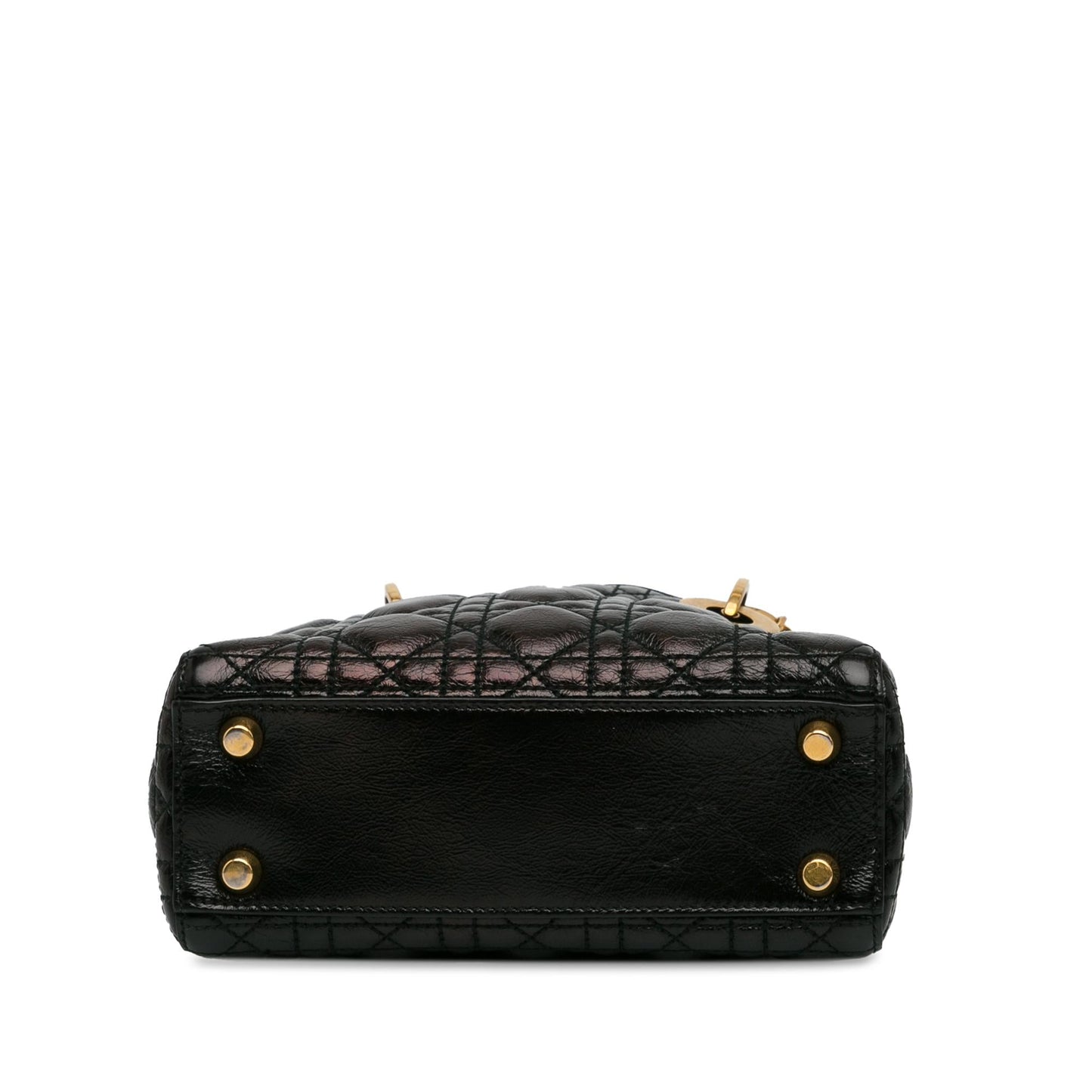 Luxury DiorSmall Crinkled Patent Cannage Lucky Badges My Lady Luxury Dior(SHG-Skvge5)