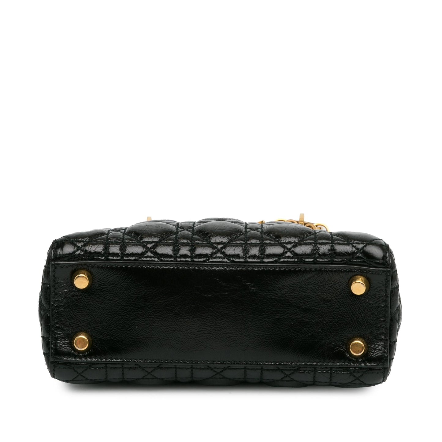 Luxury DiorSmall Crinkled Patent Cannage Lucky Badges My Lady Luxury Dior(SHG-MjDnlI)