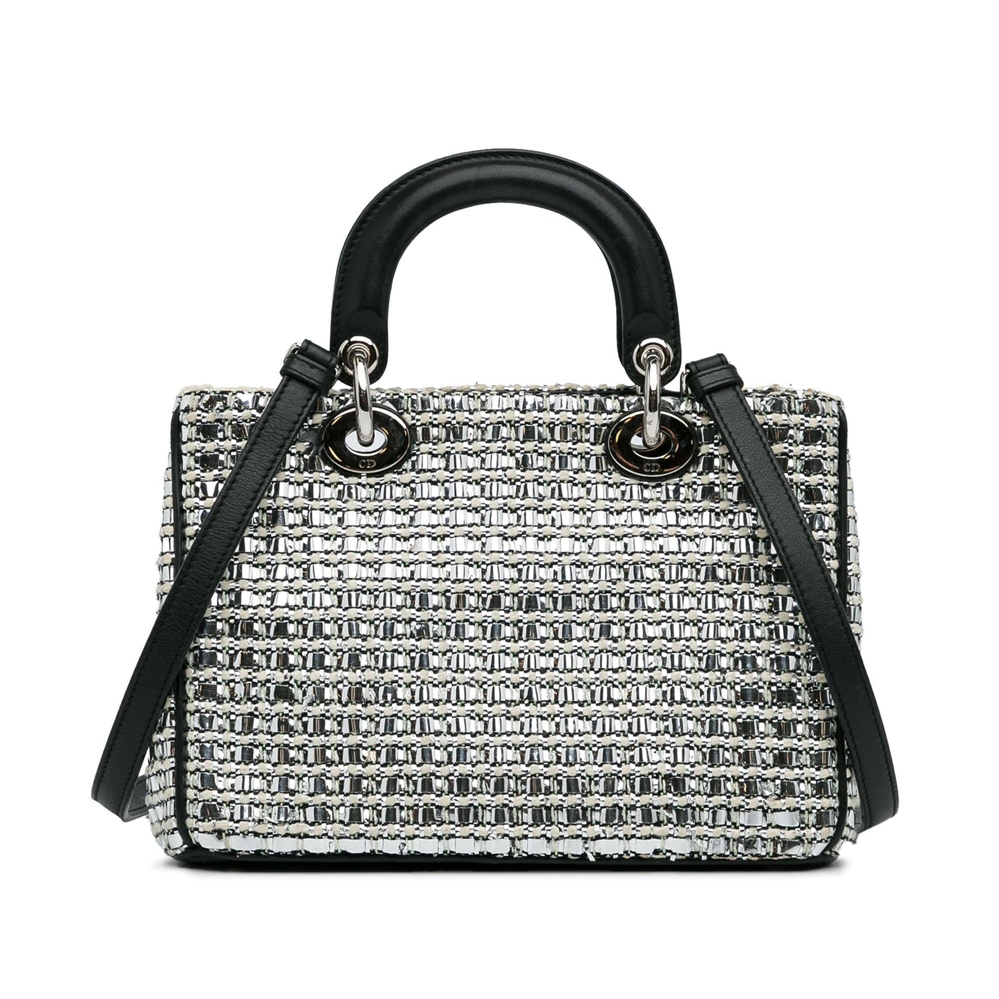 Luxury DiorSmall Tweed Patch Diorissimo Tote (SHG-HovcIt)