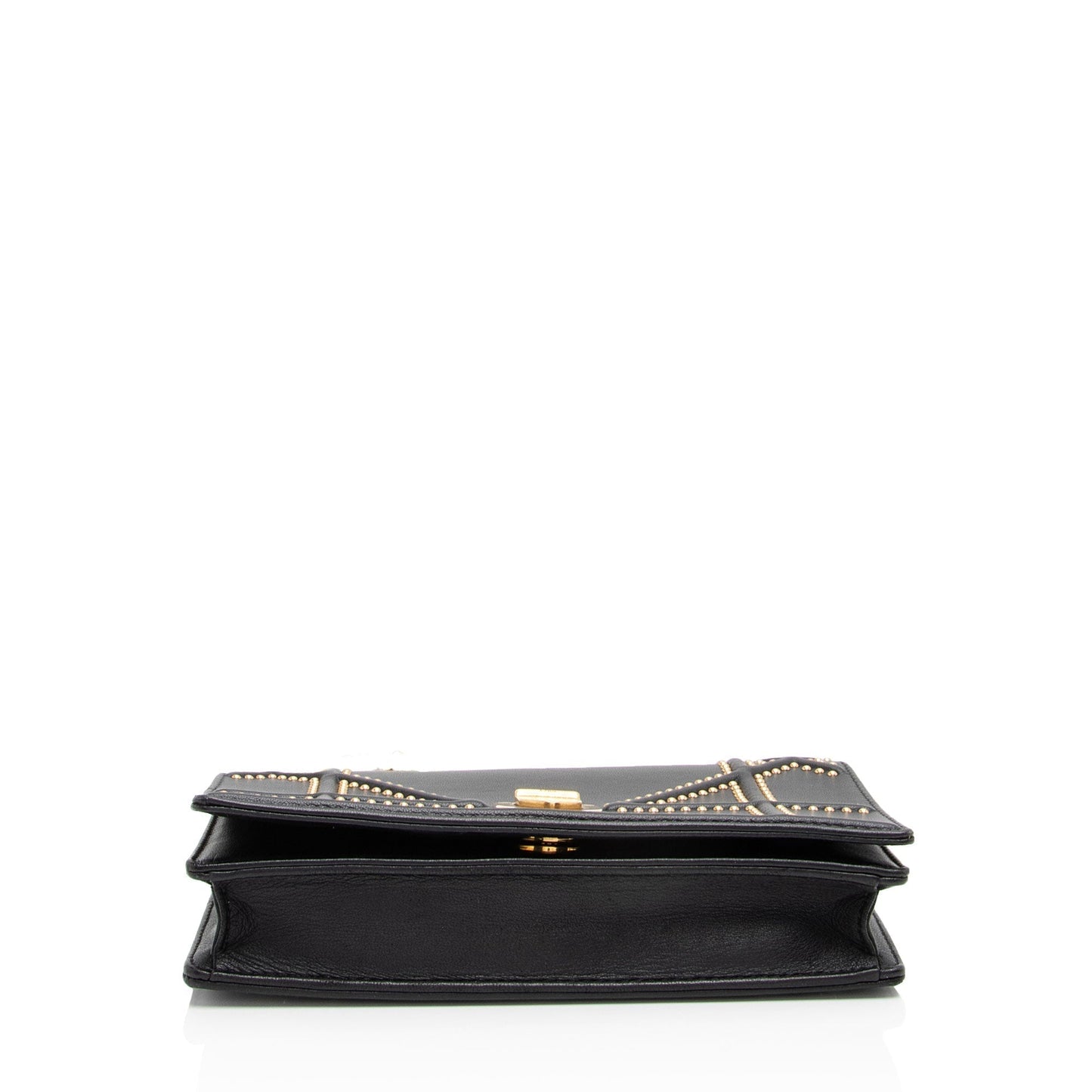 Luxury DiorCalfskin Studded Diorama Wallet on Chain Bag (SHF-c4jLp0)