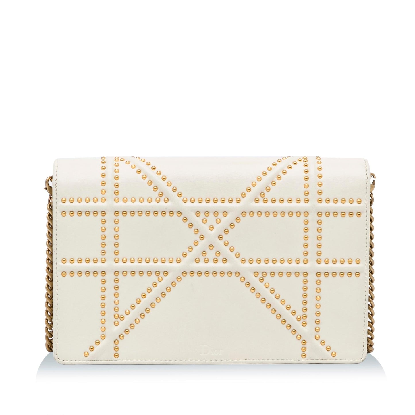 Luxury DiorStudded Diorama Wallet on Chain (SHG-Y3PaD4)
