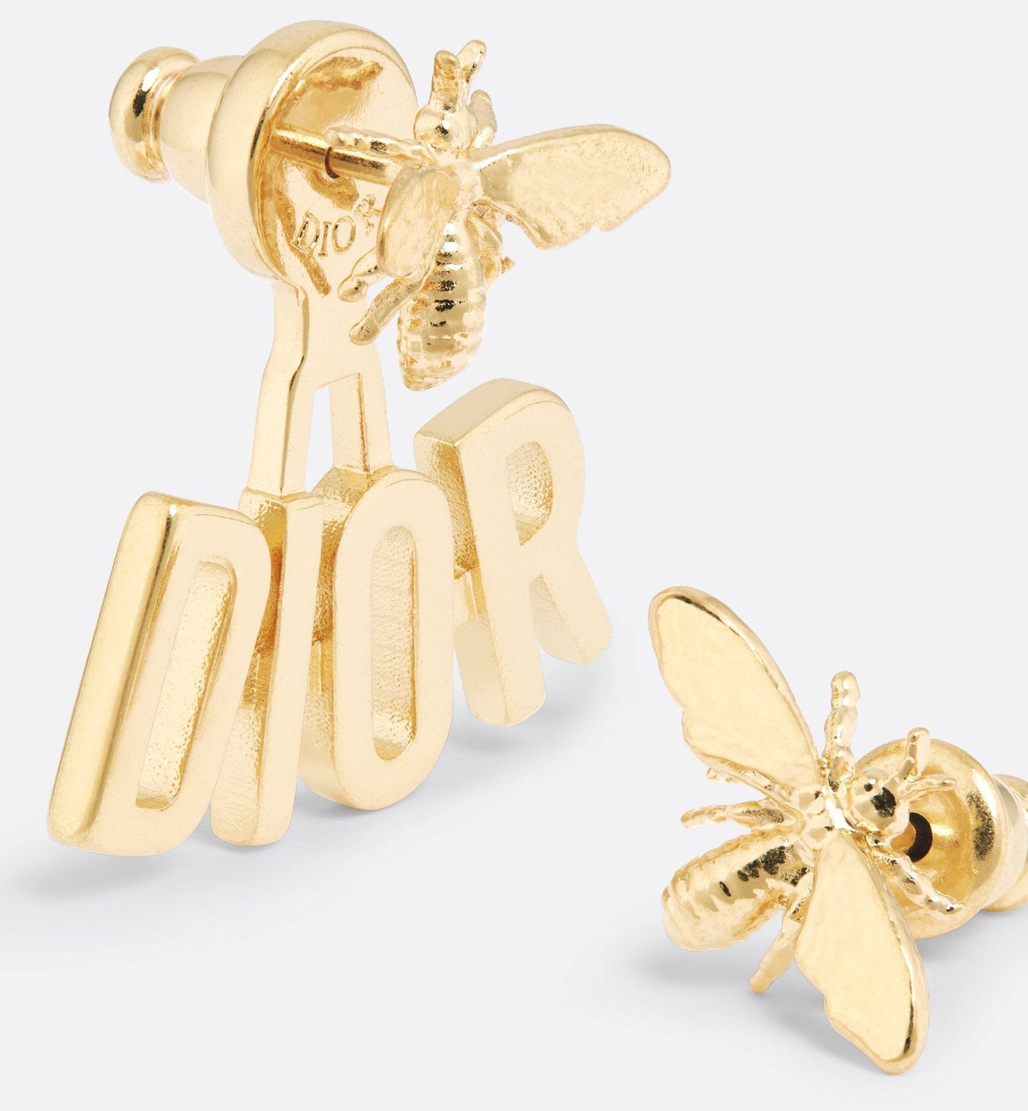 Luxury DiorEvolution Earrings Gold Finish Metal