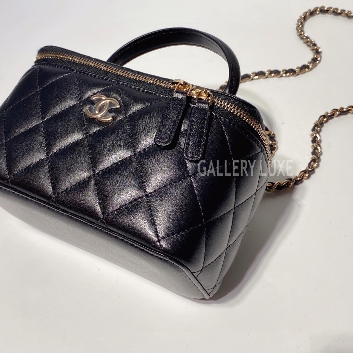 No.3368-Chanel Timeless Classic Handle Vanity With Chain (Brand New / 全新)