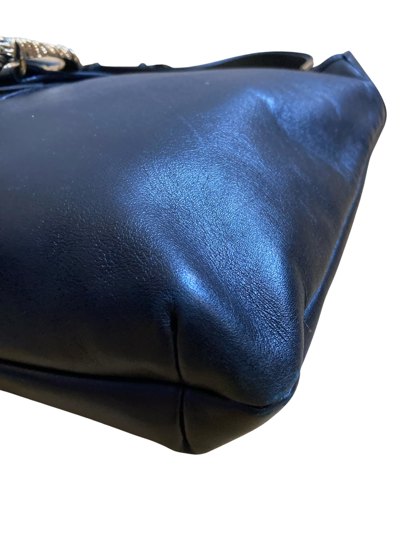 Luxury Gucci Dionysus Black Leather Shoulder Bag