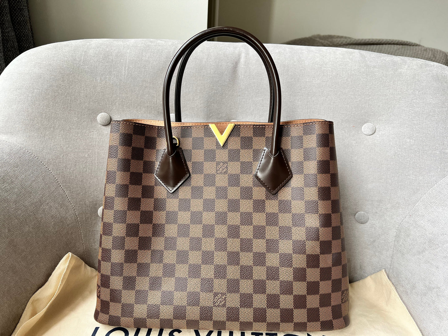 Louis Vuitton Kensington Tote Damier Ebene