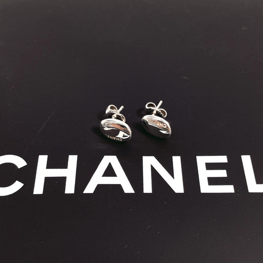 Chanel Silver 925 Bean Earrings