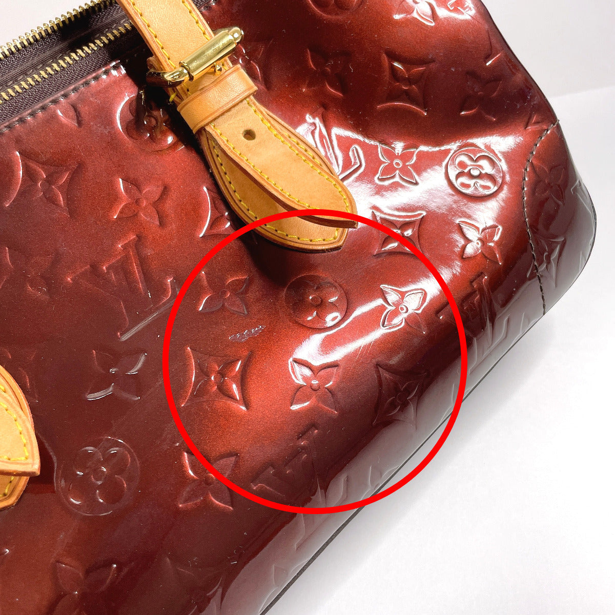 Louis Vuitton Rosewood Avenue Handbag Monogram Vernis