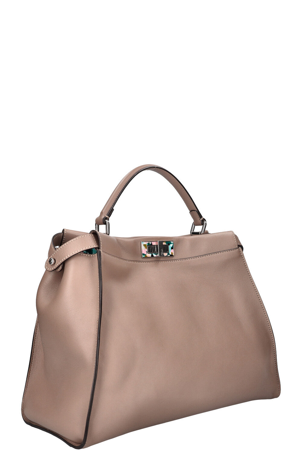 Luxury Fendi Peekaboo Large Taupe