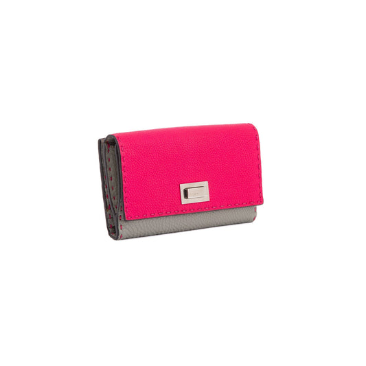Fendi Bicolor Selleria Peekaboo Continental Wallet